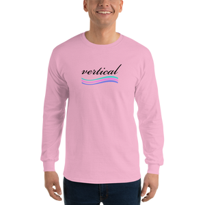 Long Sleeve Men's "Vertical"  T-Shirt